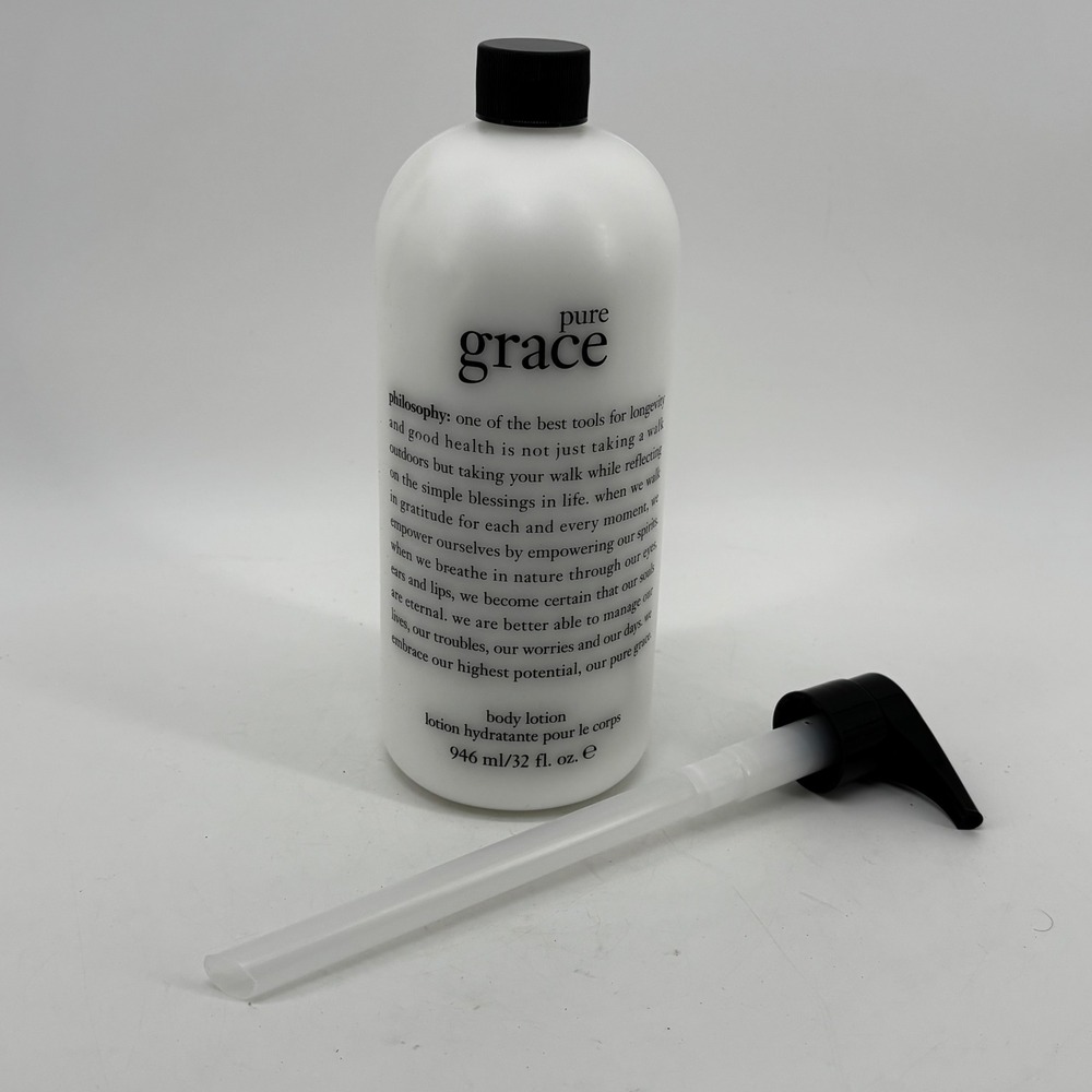 Philosophy Pure Grace Body Lotion 32 fl oz with Pump Clean Scent Hydrating